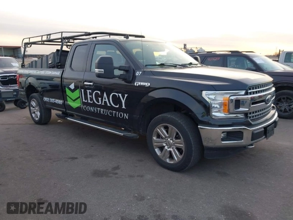 2019 Ford F-150 XL with VIN 1FTFX1E49KKE80117, listed as a IAAI auction lot 41279055 with 60,518 mi miles. Bid and sale history available at carsss.com. Image 1.