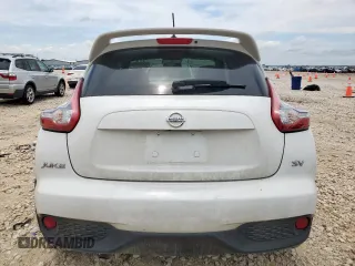2015 Nissan Juke SV with VIN JN8AF5MR0FT507856, listed as a Copart auction lot 60616415 with 79,475 mi miles and Salvage title. Bid and sale history available at DreamBid. Image 6.