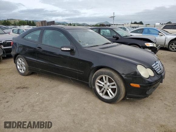 2002 Mercedes-Benz C 230/260/280/320 with VIN WDBRN47JX2A221454, listed as a Copart auction lot 50424555 with 106,228 mi miles and Salvage Title. Bid and sale history available at DreamBid. Image 4.