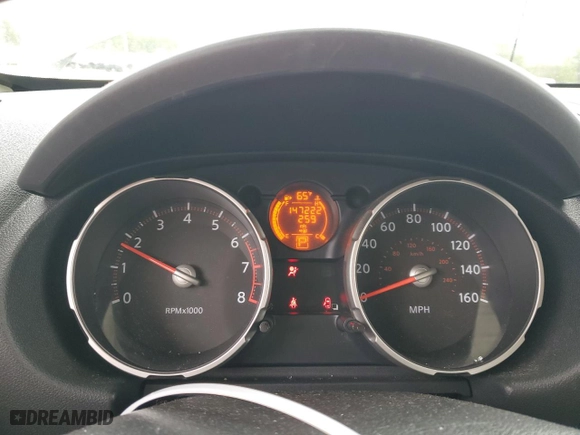 2010 Nissan Rogue S with VIN JN8AS5MT7AW507643, listed as a Copart auction lot 44166035 with 147,222 mi miles and Salvage Title. Bid and sale history available at carsss.com. Image 9.