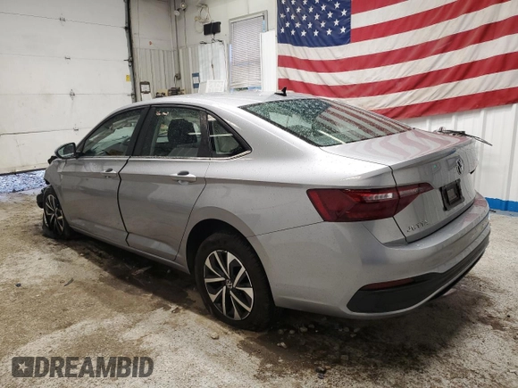2024 Volkswagen Jetta S with VIN 3VW5M7BU2RM052899, listed as a Copart auction lot 64296945 with 37,300 mi miles and Non repairable. Bid and sale history available at DreamBid. Image 2.