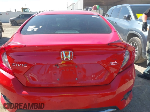 2019 Honda Civic Sedan LX with VIN 2HGFC2F6XKH537127, listed as a IAAI auction lot 41685303 with 54,749 mi miles. Bid and sale history available at carsss.com. Image 16.