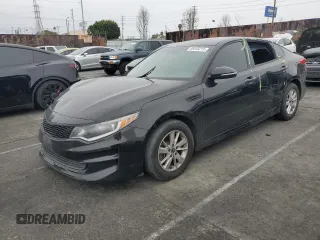 2016 Kia Optima LX with VIN 5XXGT4L36GG110448, listed as a Copart auction lot 48048215 with 145,319 mi miles and Salvage Title. Bid and sale history available at carsss.com. Image 1.