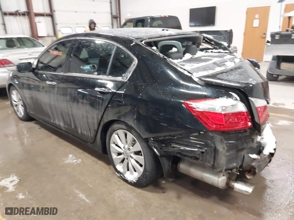 2015 Honda Accord Sedan EX-L with VIN 1HGCR3F89FA031219, listed as a IAAI auction lot 41085130 with 75,684 mi miles. Bid and sale history available at carsss.com. Image 3.