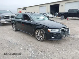 2014 Audi A4 Premium Plus with VIN WAUEFAFL1EN013830, listed as a IAAI auction lot 40807293 with 94,241 mi miles. Bid and sale history available at carsss.com. Image 1.