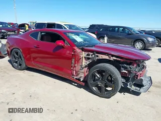 2017 Chevrolet Camaro 2LT with VIN 1G1FD1RSXH0158987, listed as a IAAI auction lot 41733066 with 93,441 mi miles. Bid and sale history available at carsss.com. Image 1.