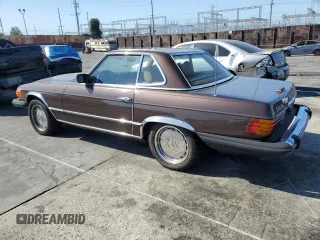1982 Mercedes-Benz 380 380SL with VIN WDBBA45A4CB013193, listed as a Copart auction lot 47042825 with 107,107 mi miles and Clean Title. Bid and sale history available at carsss.com. Image 2.