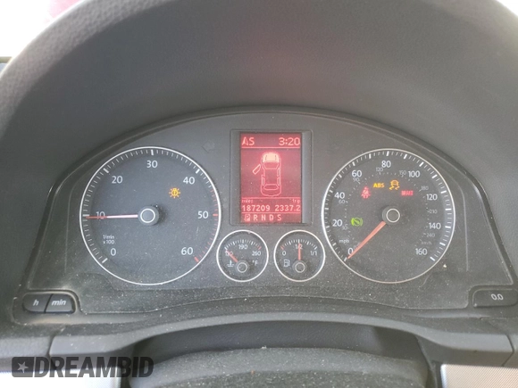 2009 Volkswagen Jetta TDI with VIN 3VWRL71K69M056958, listed as a Copart auction lot 88103795 with 187,209 mi miles and Salvage title. Bid and sale history available at DreamBid. Image 9.