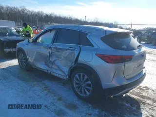 2019 Infiniti QX50 Essential with VIN 3PCAJ5M36KF146085, listed as a IAAI auction lot 41362549 with 73,383 mi miles and . Bid and sale history available at DreamBid. Image 3.