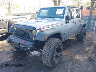 2015 Jeep Wrangler Unlimited Rubicon Hard Rock with VIN 1C4HJWFG1FL777222, listed as a IAAI auction lot 41843893 with 74,718 mi miles and . Bid and sale history available at DreamBid. Image 17.