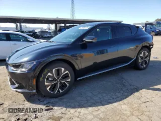 2024 Kia EV6 Wind with VIN KNDC3DLC8R5216325, listed as a Copart auction lot 44711065 with 7,715 mi miles and Salvage Title. Bid and sale history available at carsss.com. Image 1.