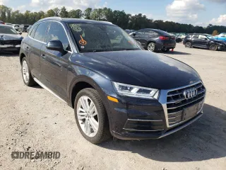 2018 Audi Q5 Premium Plus with VIN WA1BNAFY9J2135135, listed as a Copart auction lot 66545142 with 47,006 mi miles. Bid and sale history available at carsss.com. Image 1.