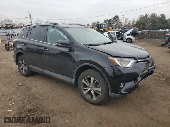 2018 Toyota RAV4 XLE with VIN 2T3RFREV0JW829291, listed as a Copart auction lot 47640525 with 115,633 mi miles and Salvage Title. Bid and sale history available at carsss.com. Image 4.