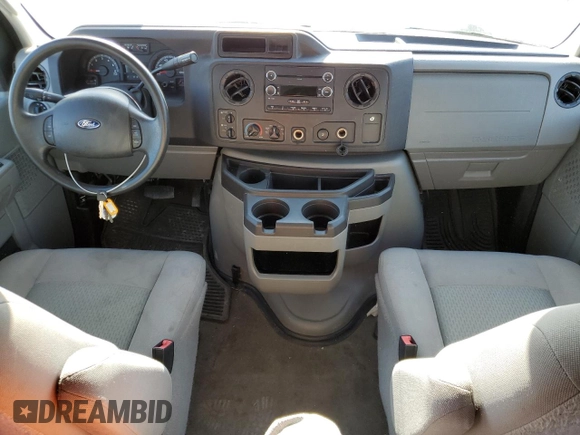 2014 Ford Econoline Passenger XL with VIN 1FBSS3BL1EDA66685, listed as a Copart auction lot 57953475 with 97,203 mi miles and Salvage title. Bid and sale history available at DreamBid. Image 8.