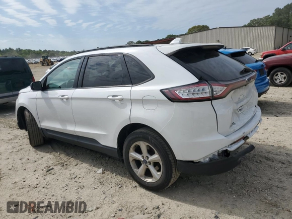 2015 Ford Edge SE with VIN 2FMTK4G80FBC08229, listed as a Copart auction lot 55768755 with 165,368 mi miles and Salvage title. Bid and sale history available at DreamBid. Image 2.