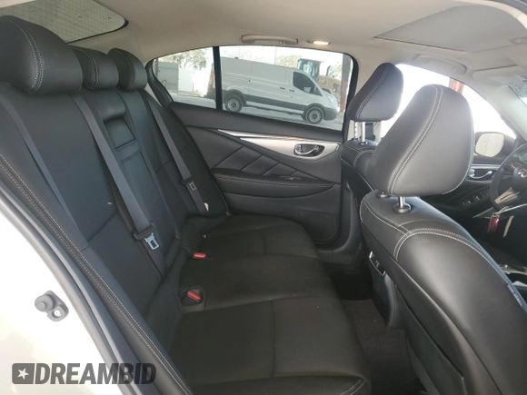2023 Infiniti Q50 Luxe with VIN JN1EV7BPXPM510470, listed as a Copart auction lot 44040375 with 19,824 mi miles and Salvage Title. Bid and sale history available at DreamBid. Image 10.