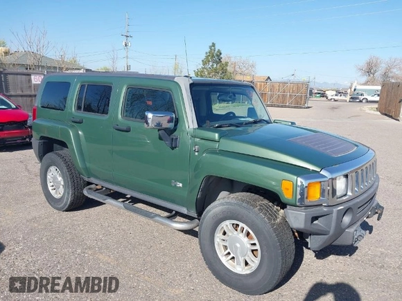 2006 Hummer H3 with VIN 5GTDN136968220023, listed as a IAAI auction lot 42013950 with 164,924 mi miles. Bid and sale history available at carsss.com. Image 1.