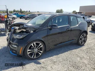 2019 BMW i3 with VIN WBY8P6C51K7D23008, listed as a Copart auction lot 61848535 with 56,266 mi miles and Salvage title. Bid and sale history available at DreamBid. Image 1.