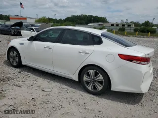 2017 Kia Optima Hybrid EX with VIN KNAGU4LE4H5010124, listed as a Copart auction lot 58970664 with 105,541 mi miles and Salvage Title. Bid and sale history available at carsss.com. Image 2.