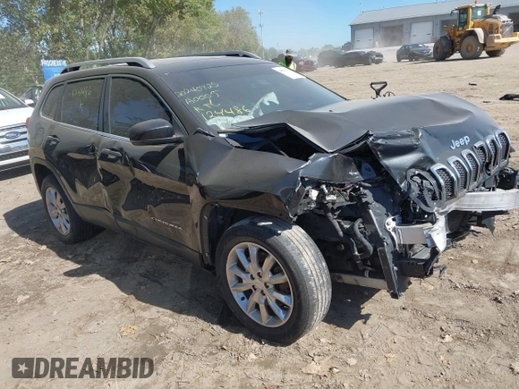 2016 Jeep Cherokee Limited z VIN 1C4PJMDS4GW124486, wystawiony jako IAAI lot #40503562 z przebiegiem 106 600 mil mil oraz . Historia ofert i sprzedaży dostępna na DreamBid. Obrazek 1.