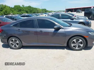 2019 Honda Civic Sedan LX with VIN 19XFC2F63KE025722, listed as a IAAI auction lot 42045594 with 57,290 mi miles. Bid and sale history available at carsss.com. Image 13.