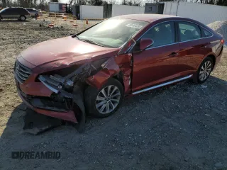 2015 Hyundai Sonata 2.4L Sport with VIN 5NPE34AF2FH060879, listed as a Copart auction lot 49046405 with 104,583 mi miles and Salvage Title. Bid and sale history available at carsss.com. Image 1.