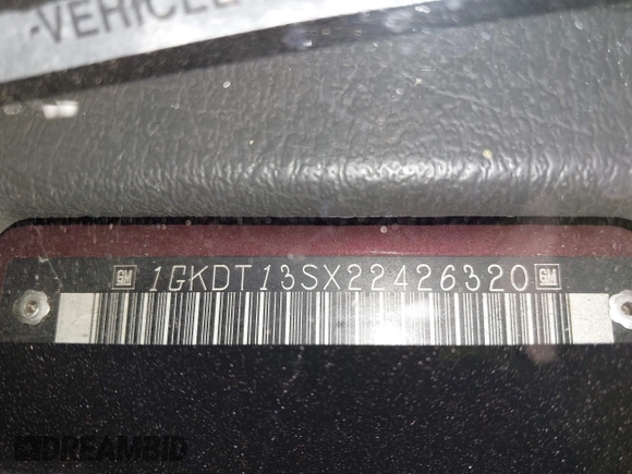 2002 GMC Envoy SLT with VIN 1GKDT13SX22426320, listed as a IAAI auction lot 41709359 with 104,418 mi miles. Bid and sale history available at carsss.com. Image 17.