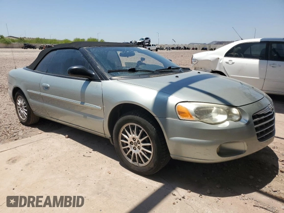 2006 Chrysler Sebring Touring z VIN 1C3EL55R66N257245, wystawiony jako Copart lot #59061145 z przebiegiem 75 349 mil mil oraz Czysty tytuł • Clean title. Historia ofert i sprzedaży dostępna na DreamBid. Obrazek 4.