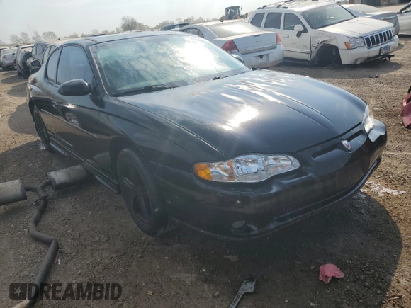 2004 Chevrolet Monte Carlo SS Supercharged with VIN 2G1WZ121849321915, listed as a Copart auction lot 75607764 with 58,730 mi miles and Salvage Title. Bid and sale history available at carsss.com. Image 4.
