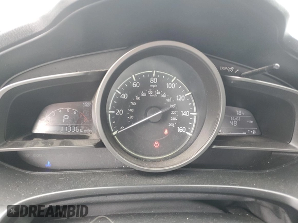 2017 Mazda 3 Touring with VIN 3MZBN1V76HM121191, listed as a Copart auction lot 57478855 with 113,362 mi miles and Salvage title. Bid and sale history available at DreamBid. Image 9.