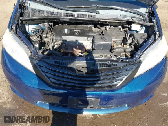 2012 Toyota Sienna with VIN 5TDKA3DCXCS013173, listed as a IAAI auction lot 41437317 with 175,263 mi miles and . Bid and sale history available at DreamBid. Image 10.