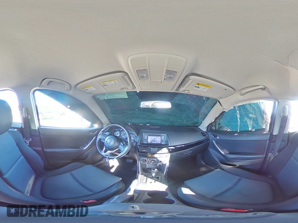 2014 Mazda CX-5 Sport with VIN JM3KE2BE1E0350718, listed as a Copart auction lot 46370205 with 98,065 mi miles and Salvage title. Bid and sale history available at DreamBid. Image 14.