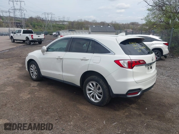 2016 Acura RDX Tech Pkg with VIN 5J8TB4H53GL000714, listed as a IAAI auction lot 41966697 with 57,662 mi miles. Bid and sale history available at carsss.com. Image 3.