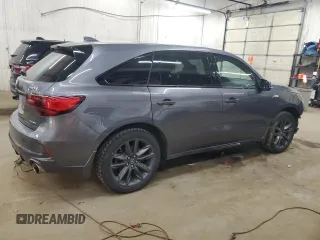2019 Acura MDX w/Technology/A-Spec Pkg with VIN 5J8YD4H09KL006353, listed as a Copart auction lot 48789335 with 52,261 mi miles and Salvage Title. Bid and sale history available at carsss.com. Image 3.
