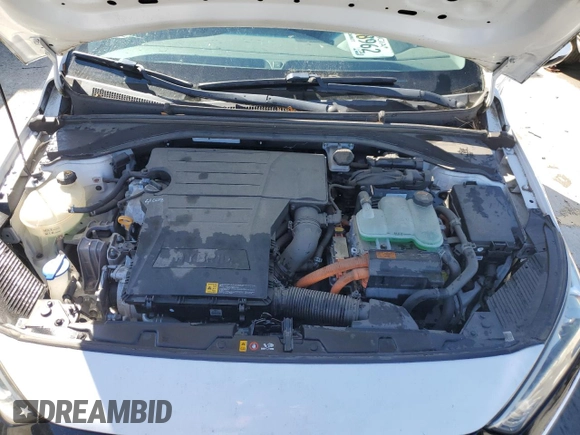 2017 Hyundai Ioniq Blue with VIN KMHC65LC9HU027938, listed as a Copart auction lot 48061475 with 87,612 mi miles and Salvage Title. Bid and sale history available at DreamBid. Image 11.