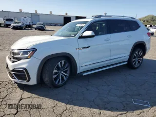 2022 Volkswagen Atlas SEL Premium R-Line with VIN 1V2FR2CA6NC505805, listed as a Copart auction lot 51704675 with 28,527 mi miles and Salvage title. Bid and sale history available at DreamBid. Image 1.