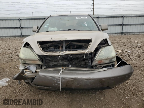 2003 Lexus RX 300 z VIN JTJHF10U030308457, wystawiony jako Copart lot #54902855 z przebiegiem 263 202 mil mil oraz Szkoda całkowita • Salvage title. Historia ofert i sprzedaży dostępna na DreamBid. Obrazek 5.