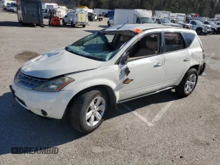 2006 Nissan Murano S with VIN JN8AZ08T56W428732, listed as a Copart auction lot 46136675 with 140,129 mi miles and Salvage Title. Bid and sale history available at carsss.com. Image 1.