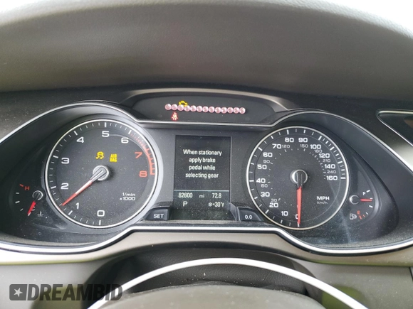 2014 Audi A4 Premium Plus with VIN WAUFFAFL7EN041118, listed as a Copart auction lot 45571105 with 82,600 mi miles and Non Repairable. Bid and sale history available at carsss.com. Image 9.