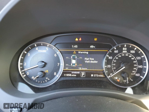 2023 Infiniti QX50 Sport with VIN 3PCAJ5FB0PF121405, listed as a Copart auction lot 87066714 with 11,958 mi miles and Salvage Title. Bid and sale history available at DreamBid. Image 9.