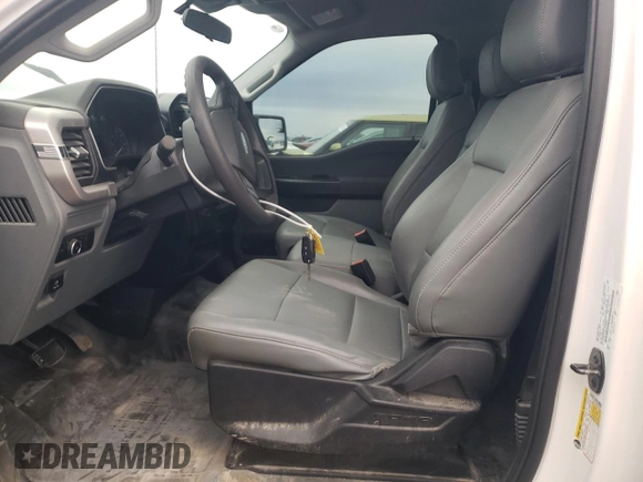 2023 Ford F-150 XL with VIN 1FTMF1CB4PKE99998, listed as a Copart auction lot 46230585 with 22,330 mi miles and Salvage Title. Bid and sale history available at carsss.com. Image 7.