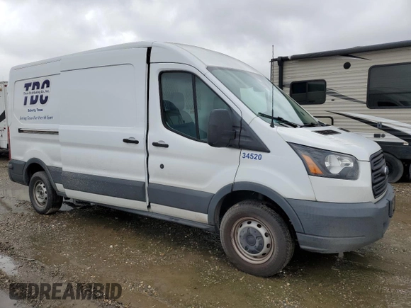 2018 Ford Transit with VIN 1FTYR2CM2JKB34520, listed as a Copart auction lot 89139775 with 129,020 mi miles and Salvage Title. Bid and sale history available at carsss.com. Image 4.