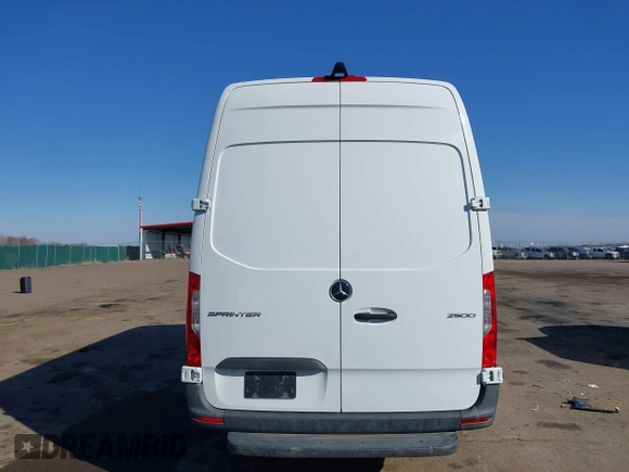 2020 Mercedes-Benz Sprinter Cargo with VIN W1W4ECHY3LT035444, listed as a IAAI auction lot 41834490 with 25,833 mi miles and . Bid and sale history available at carsss.com. Image 16.