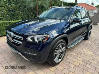 2022 Mercedes-Benz GLE 350 z VIN 4JGFB4JB5NA765004, wystawiony jako Copart lot #54800155 z przebiegiem 19 656 mil mil oraz Czysty tytuł • Clean title. Historia ofert i sprzedaży dostępna na DreamBid. Obrazek 1.