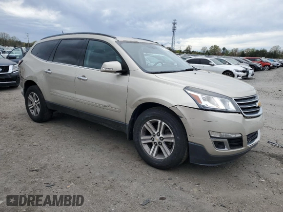 2017 Chevrolet Traverse LT with VIN 1GNKRHKD8HJ193380, listed as a Copart auction lot 51819015 with 118,608 mi miles and Salvage Title. Bid and sale history available at DreamBid. Image 4.