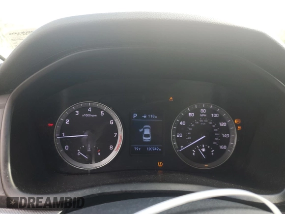 2019 Hyundai Sonata SE with VIN 5NPE24AF7KH761026, listed as a Copart auction lot 54559785 with 120,749 mi miles and Salvage Title. Bid and sale history available at carsss.com. Image 9.
