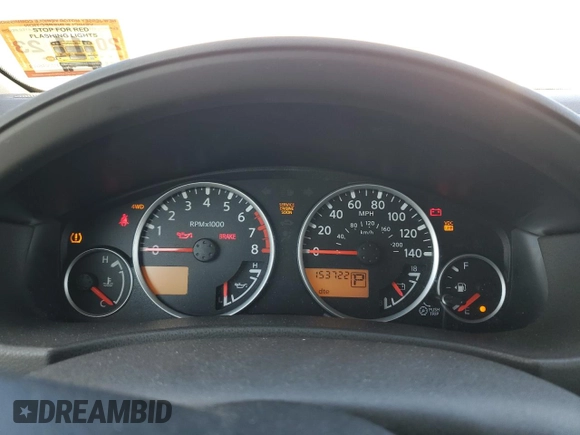 2007 Nissan Pathfinder SE with VIN 5N1AR18W27C608017, listed as a Copart auction lot 48238565 with 153,722 mi miles and Salvage Title. Bid and sale history available at carsss.com. Image 9.
