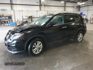 2016 Nissan Rogue SV z VIN KNMAT2MV1GP716047, wystawiony jako Copart lot #51146383 z przebiegiem 108 653 mil mil oraz Szkoda całkowita • Salvage title. Historia ofert i sprzedaży dostępna na DreamBid. Obrazek 1.