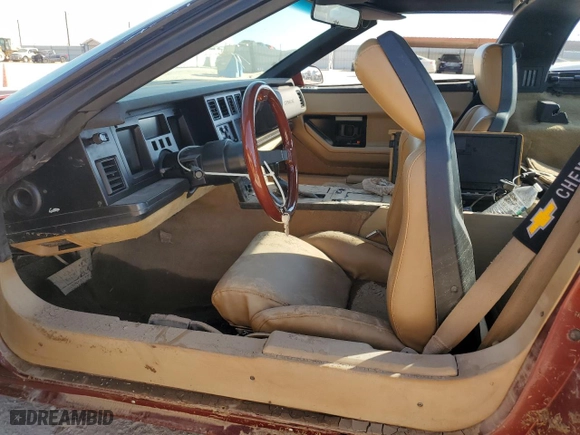 1986 Chevrolet Corvette with VIN 1G1YY0789G5118657, listed as a Copart auction lot 77743794 with 97,673 mi miles and Salvage Title. Bid and sale history available at carsss.com. Image 7.