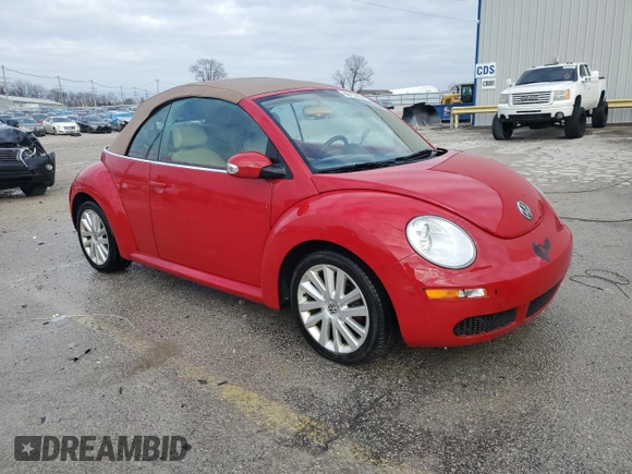 2008 Volkswagen Beetle SE with VIN 3VWRF31Y68M413641, listed as a Copart auction lot 86152604 with 82,247 mi miles and Salvage title. Bid and sale history available at DreamBid. Image 4.